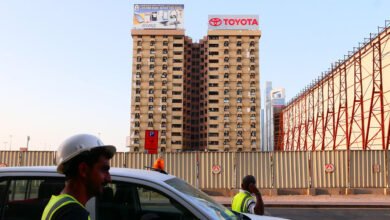 Evacuation of expats from the iconic Toyota Building in Dubai