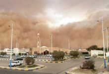Saudi Arabia dust storm weather warning 2026