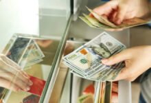 UAE Dirham and Indian Rupee currency exchange concept