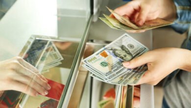 UAE Dirham and Indian Rupee currency exchange concept