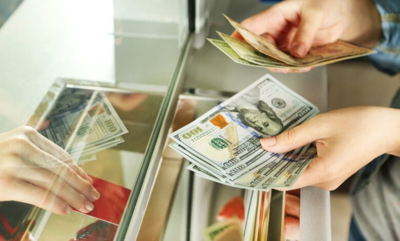 UAE Dirham and Indian Rupee currency exchange concept